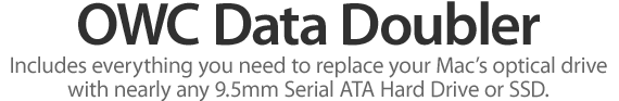 OWC Data Doubler - Replace your Optical Drive with a Second Hard Drive or Solid State Drive