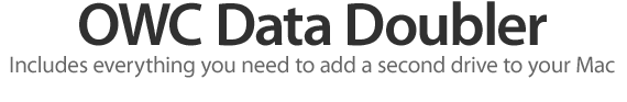 OWC Data Doubler - Include everything you need to add a second drive to your Mac.