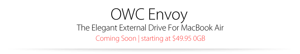 Now, upgrading your MacBook Air means updating your external storage options as well