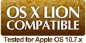 OS X 10.7 Lion Compatible