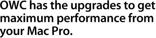 Upgrades for Mac Pro