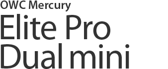 OWC Mercury Elite-AL Pro™ mini Dual
