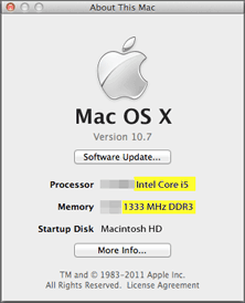 About This Mac - Mac mini 2009