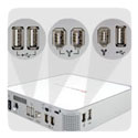 FireWire and USB ports