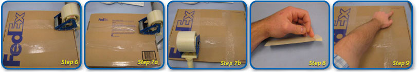 Step 6 through Step 9
