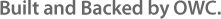 Built and Backed by OWC
