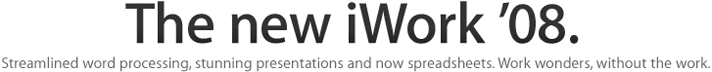 iWork '08