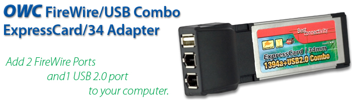 OWC FireWire/USB ExpressCard/34 Adapter