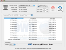 USB 2.0 benchmark results