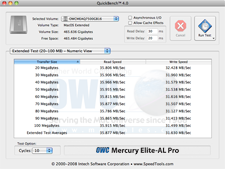 USB 2.0 benchmark results
