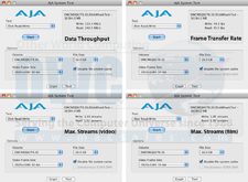 AJA benchmark results