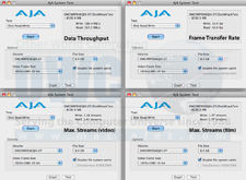 aja benchmark results