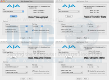 AJA benchmark results