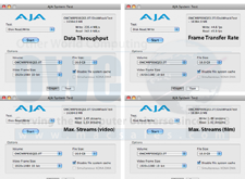 AJA Benchmark results