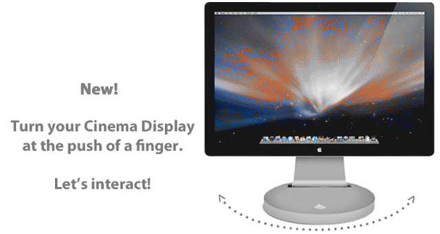 i360: Turn Your iMac or Cinema Display at the push of a finger!