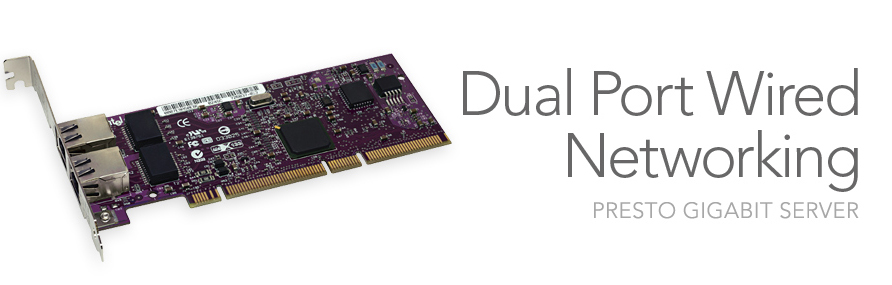 Presto Gigabit PCIe Server