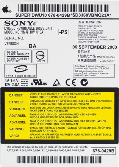 Drive Label