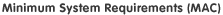 Minimum System Requirements (Mac)