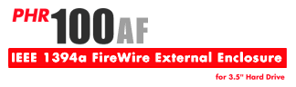 PHR100AF FireWire External Enclosure