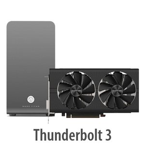 (*) AKiTiO Node Titan Thunderbolt (USB-C) eGPU Enclosure + Sapphire Pulse Radeon RX 580 Graphics Card Bundle