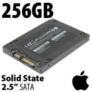 (*) 256GB Apple Genuine 2.5-inch 9.5mm SATA Solid-State Drive.