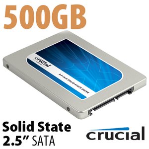 (*) 500GB Crucial MX200 2.5-inch 7mm SATA 6.0Gb/s Solid-State Drive