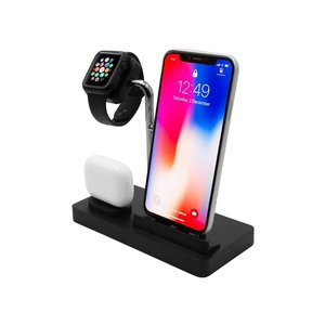 (*) MacAlly MWATCHSTAND31 Series Apple Charging Stand for Apple Watch, iPhone, and AirPods - Black