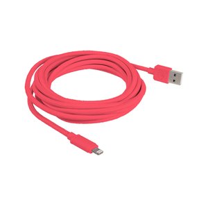 3.0 Meter (118") NewerTech Premium Quality Lightning to USB Cable - Pink