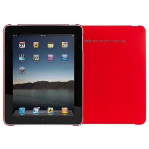 NewerTech NuGuard Hard Shell Red Polycarbonate Case for iPad.