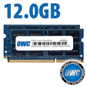 12.0GB (8GB + 4GB) PC3-10600 DDR3 1333MHz SO-DIMM 204-Pin CL9 SO-DIMM Memory Upgrade Kit