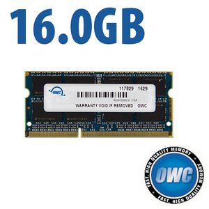 16.0GB OWC PC3-14900 DDR3L 1867MHz CL11 204-Pin SO-DIMM Memory Module