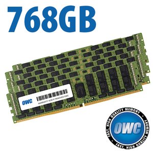 768GB (6 x 128GB) OWC PC23400 DDR4 ECC 2933MHz 288-pin LRDIMM Memory Upgrade Kit