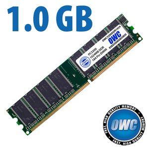 1.0GB OWC PC3200 DDR 400MHz 184-Pin DIMM Memory Module