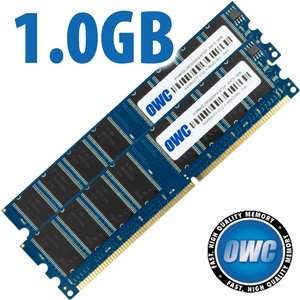 1.0GB (2 x 512MB) OWC PC3200 DDR 400MHz 184-Pin DIMM Memory Upgrade Kit