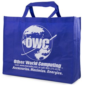 OWC Blue Reusable Tote - Great for Carrying anything from Tech Gear to Groceries