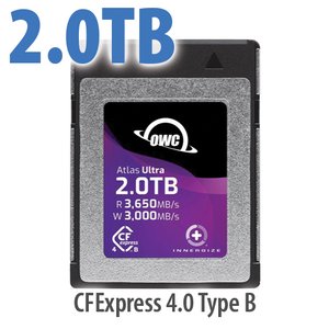 2.0TB OWC Atlas Ultra CFexpress 4.0 Type B Memory Card