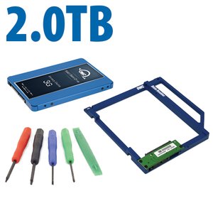 2.0TB OWC DIY HDD to SSD Upgrade Kit for MacBook Pro (2009 - 2013), MacBook (2008 - 2009) with OWC Mercury Electra 3G SSD
