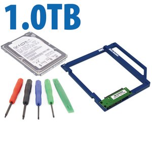 1.0TB OWC DIY Optical Drive to HDD Upgrade Kit for Mac mini (2010) with 2.5-inch 5400RPM Hard Drive