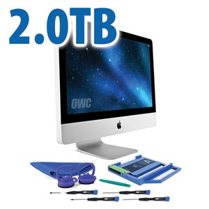 2.0TB OWC DIY Optical Drive to SSD Upgrade Kit for 21.5-inch iMac (2009 - 2011) with OWC Mercury Electra 3G SSD and OWC Data Doubler
