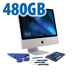 DIY Kit for 2006 - early 2009 iMac's factory HDD: 480GB OWC Mercury Extreme Pro 6G SSD.