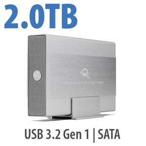2.0TB OWC Mercury Elite Pro External Storage Solution with USB 3.2 (5Gb/s)