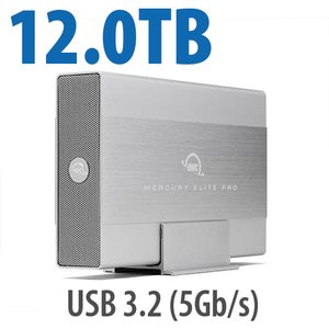 12.0TB OWC Mercury Elite Pro External Storage Solution with USB 3.2 (5Gb/s)