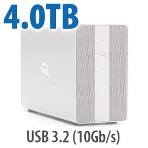 4.0TB OWC Mercury Elite Pro Dual RAID Storage Solution with USB 3.2 (10Gb/s) + 3-Port Hub