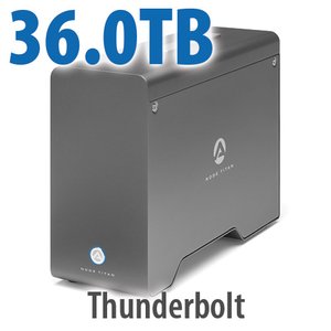 36.0TB OWC Node Titan SE Thunderbolt NVMe RAID External Storage Solution with SoftRAID
