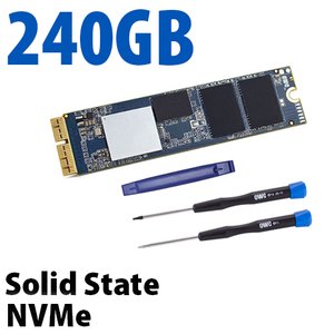 240GB OWC Aura Pro X2 PCIe 3.1 NVMe SSD Add-In Solution for HDD-only Mac mini (Late 2014)