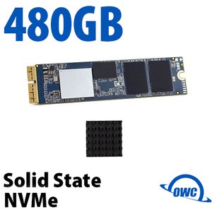 (*) 480GB OWC Aura Pro X2 Complete PCIe 3.1 NVMe SSD Upgrade Solution for Mac Pro (Late 2013 - 2019)