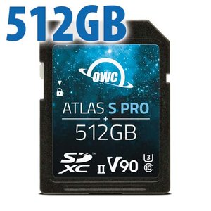 (*) 512GB OWC Atlas S Pro SDXC UHS-II V90 Memory Card