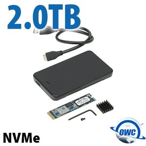 2.0TB OWC Aura Pro X2 Complete PCIe 4.0 NVMe SSD Upgrade Solution for Mac Pro (Late 2013 - 2019)