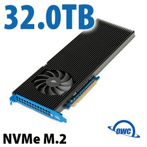 32.0TB OWC Accelsior 8M2 PCIe 4.0 NVMe M.2 SSD Storage Solution