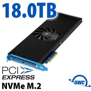 18.0TB OWC Accelsior SE PCIe 3.0 NVMe M.2 SSD Storage Solution with SoftRAID
